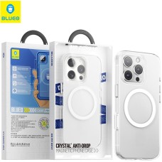 Чохол Blueo Crystal+ Anti-Drop MagSafe для Apple iPhone 16 Pro (Прозорий)